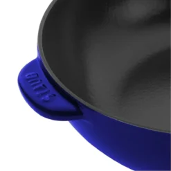 Staub 2.9 Qt Cast Iron Daily Pan | Dark Blue -Le Creuset sales 1010647 6