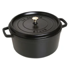 Staub 9 Qt. Round Cocotte/Dutch Oven | Matte Black