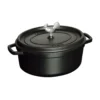 Staub 5.75 Qt. Oval Coq Au Vin Cocotte/Dutch Oven | Matte Black 1 Staub 5.75 Qt. Oval Coq Au Vin Cocotte/Dutch Oven | Matte Black -Le Creuset sales 1123123 1
