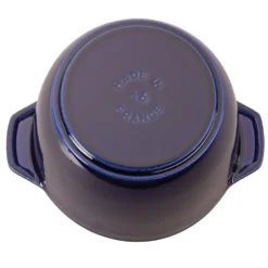Staub 1.5 Qt. Petite French Oven | Dark Blue -Le Creuset sales 11721691 3