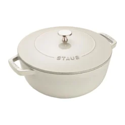 Staub 3.75 Qt Essential French Oven | White Truffle
