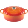 Le Creuset 9.5 Qt. Oval Signature Dutch Oven With Stainless Steel Knob | Flame Orange 1 Le Creuset 9.5 Qt. Oval Signature Dutch Oven With Stainless Steel Knob | Flame Orange -Le Creuset sales 352ss b