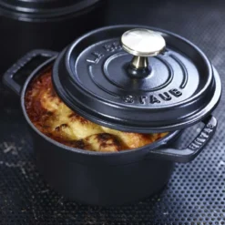 Staub 1.25 Qt. Round Cocotte/Dutch Oven | Graphite Grey 9 Staub 1.25 Qt. Round Cocotte/Dutch Oven | Graphite Grey -Le Creuset sales 40509 476 4 1