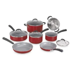Cuisinart Advantage Ceramica XT 11-Piece Cookware Set | Red