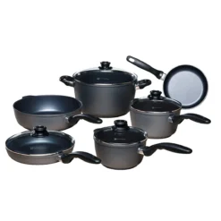 Swiss Diamond | HD Nonstick 10-Piece Cookware Set