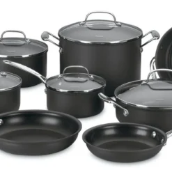Cuisinart Chef's Classic Hard Anodized Nonstick Cookware Set | 14-Piece