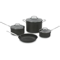 Cuisinart Chef's Classic Hard Anodized Nonstick Cookware Set | 7-Piece