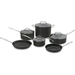 Cuisinart Chef's Classic Hard Anodized Nonstick Cookware Set | 10-Piece