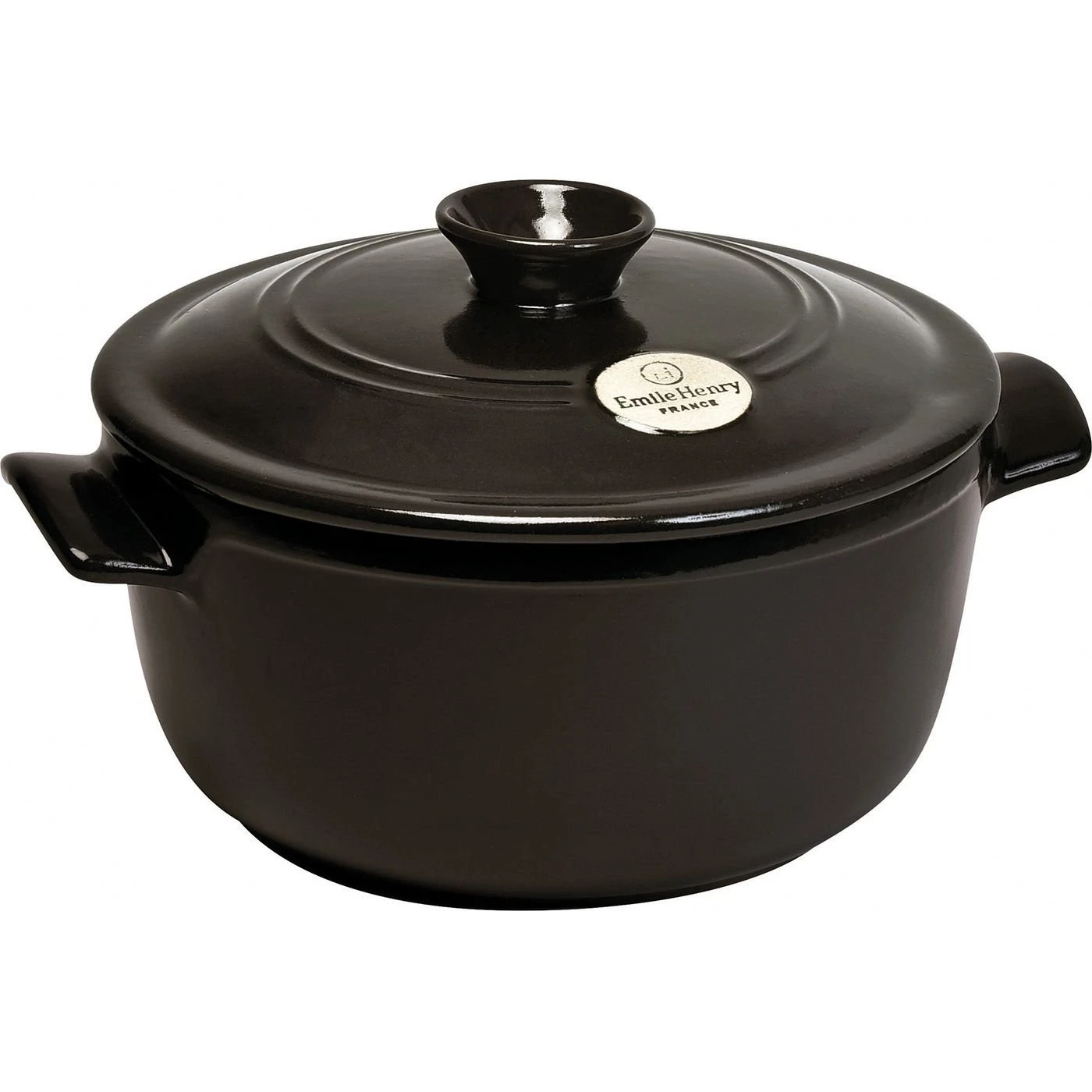 Emile Henry 4.2 Qt. Round Dutch Oven | Charcoal 3 Emile Henry 4.2 Qt. Round Dutch Oven | Charcoal