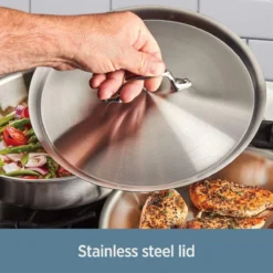 All-Clad D3 Stainless Steel Cookware Set | 14-Piece -Le Creuset sales 81xivacdipl. ac sl1500 2 1