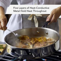 KitchenAid Non-Electrics KitchenAid Stainless Steel 5-Ply Cookware Set | 10-Piece -Le Creuset sales 81zy5fngyvl. ac sl1500