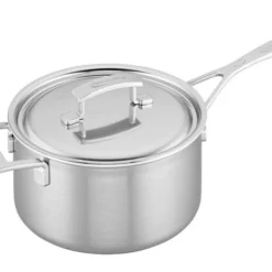 Demeyere Industry 5-Ply 10 PC Stainless Steel Cookware Set -Le Creuset sales demeyere 10 piece set 4