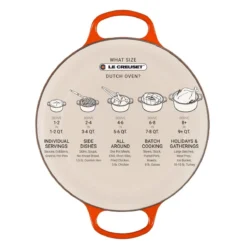 Le Creuset 5.5 Qt. Round Signature Dutch Oven With Stainless Steel Knob | Licorice -Le Creuset sales lc round oven guide 1 18