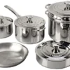 Le Creuset 10-Piece Cookware Set | Tri-Ply Stainless Steel 2 Le Creuset 10-Piece Cookware Set | Tri-Ply Stainless Steel -Le Creuset sales lecreu stainless 10pc set ssp14105 compressed 1