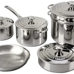 Le Creuset 10-Piece Cookware Set | Tri-Ply Stainless Steel