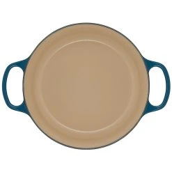 Le Creuset 5.5 Qt. Round Signature Cast Iron Dutch Oven With Stainless Steel Knob | Deep Teal -Le Creuset sales ls2501 267dss 4