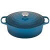Le Creuset 6.75 Qt. Oval Signature Dutch Oven With Stainless Steel Knob | Deep Teal -Le Creuset sales ls2502 317dss