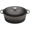 Le Creuset 15.5 Qt. Oval Signature Dutch Oven With Stainless Steel Knob | Oyster Grey -Le Creuset sales ls2502 407fss le creuset 15.5 qt. signature oval dutch oven oyster 1