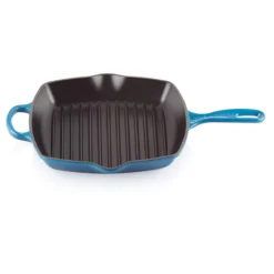 Le Creuset 10-Piece Signature Cookware Set With Stainless Steel Knobs | Marseille Blue -Le Creuset sales marseille grill