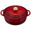 Le Creuset 2.75 Qt. Shallow Round Dutch Oven | Cerise -Le Creuset sales rs11060 l2545 2267ss
