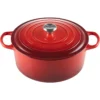 Le Creuset 7.25 Qt. Round Signature Dutch Oven With Stainless Steel Knob | Cerise/Cherry Red -Le Creuset sales rs11938 lc 20200311 fr ps os 21177300602430 001s 2