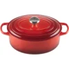 Le Creuset 5 Qt. Oval Signature Dutch Oven With Stainless Steel Knob | Cerise/Cherry Red -Le Creuset sales rs11948 lc 20191021 fr ps 00006s