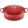Le Creuset 6.75 Qt. Oval Signature Dutch Oven With Stainless Steel Knob | Cerise/Cherry Red -Le Creuset sales rs11953 lc 20191105 fr ps 00003