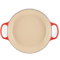 Le Creuset 3.5 Qt. Signature Enameled Cast Iron Braiser With Stainless Steel Knob | Cerise/Cherry Red -Le Creuset sales rs11982 lc 20191015 fr ps 00016