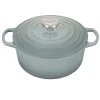 Le Creuset 4.5 Qt. Round Signature Dutch Oven With Stainless Steel Knob | Sea Salt -Le Creuset sales rs17055 ls2501 24717ss 1 1