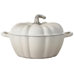 Le Creuset 4 Qt. Pumpkin Cocotte | Meringue -Le Creuset sales rs17282 pumpkin2 2