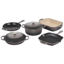 Le Creuset 7-Piece Signature Cookware Set | Oyster Grey