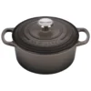 Le Creuset 2 Qt. Round Signature Cast Iron Dutch Oven With Stainless Steel Knob | Oyster Grey
