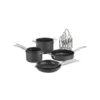 Cuisinart SmartNest Hard Anodized Cookware Set | 11-Piece -Le Creuset sales smartnestonwhite1 1